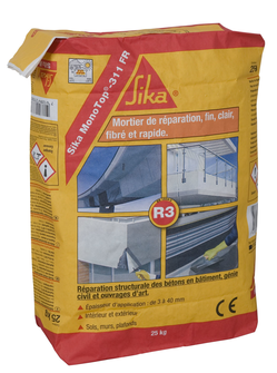 SIKA MONOTOP 311FR Sac De 25 KgG Mortier De Reparation Structurale