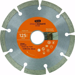 SCID DISQUE DIAMANT BETON 125