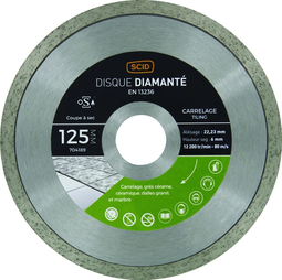 SCID DISQUE DIAMANT CARRELAGE D 125