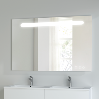 MIROIR COSMOS LED 800x800 - Antibue - Bluetooth et lumiere      Ref. COSMOS800