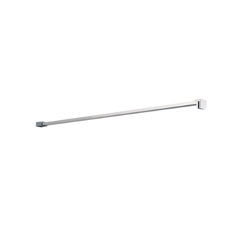 BARRE POUR FIXATION PAROI/MUR L.140CM HORIZ. RECOUPABLE CHROMEE    REF:BAR140C