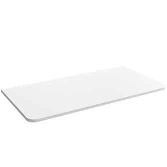 PLAN DE TOILETTE SOLID SURFACE BLANC MAT EP.12MM 1200               REF:97500