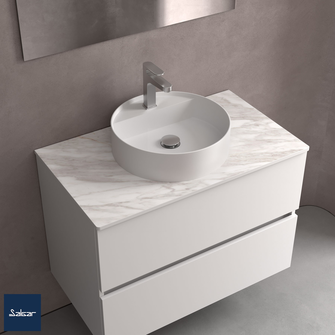 VASQUE A POSER SOLID SURFACE BICA BLANC MAT D.390                REF:97647