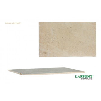 #TRAVERTIN BEIGE - Light MIX 40,6 x 61 - EP : 12MM