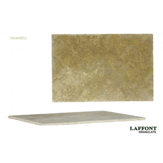 #TRAVERTIN BEIGE MIX 1 - 1ER CHOIX 40,6 x 61 - EP : 12MM