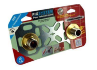 FIXSYSTEM DOUCHE PER A COMPRESSION D.16