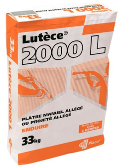 #PLATRE LUTECE 2000 L SAC DE 33KG