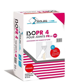 #ENDUIT JOINT ISOPR4  SAC 20KG ISOLAVA