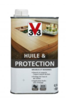 V33 HUILE ET PROTECTION 0,5L Incolore