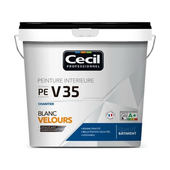 #BLANC VELOURS CHANTIER PE V35   15 L